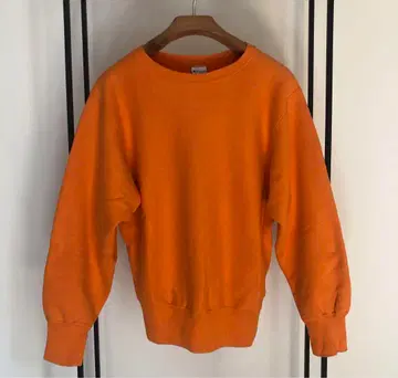 90s 챔피온 리버스 위브 오렌지 USA제 완전 무지