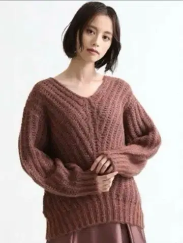 프레이 아이디 밀레필리 알파카 라메 니트