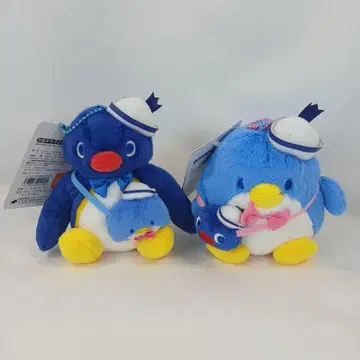 턱시도샘 핑구 콜라보 마스코트 키링 봉제 인형 세트