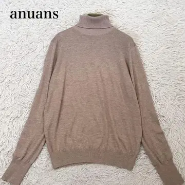 새상품급 어뉴앙스 터틀넥 니트 스웨터 얇은 소재 베이지 워셔블