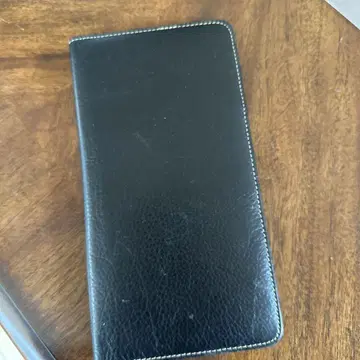 HUGO BOSS 블랙 가죽 장지갑
