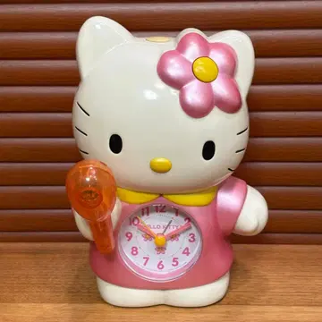 작동 확인 OK SEIKO 헬로키티 알람 시계 카오하나