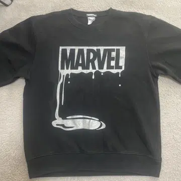 MARVEL 실버 로고 맨투맨 M 사이즈