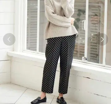 B:MING by BEAMS 골드 도트 자카드 팬츠 M 개성적