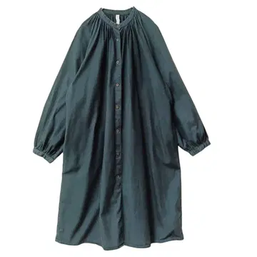 [새상품급 F사이즈] ichi 이치 노카라 빅 롱 원피스 어른 그린