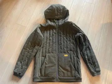 NATAL DESIGN 퀼팅 후드티 M 사이즈 올리브 그린