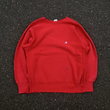 90s 자수 택 Champion reverse weave 페이드 보로