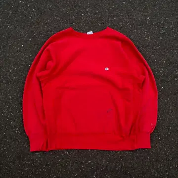 90s 자수 택 Champion reverse weave 페이드 보로