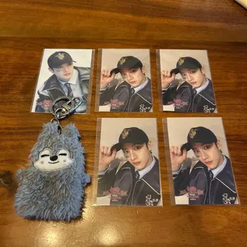 straykids skzoo 울프 찬 손가락 인형 스티커