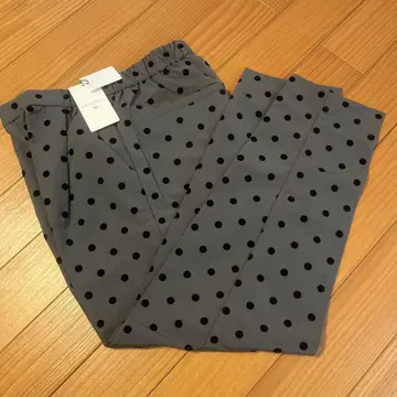Piccin PERLA 도트 무늬 캐주얼 팬츠 M