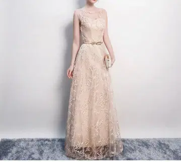 연주회 롱 드레스 벨트 포함