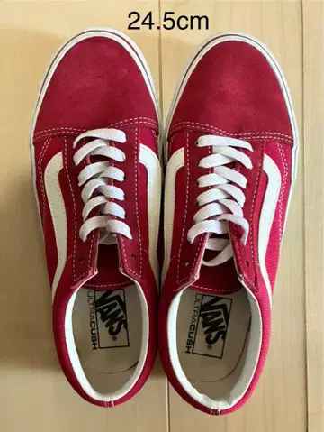 VANS 올드스쿨 빨간색 24.5cm