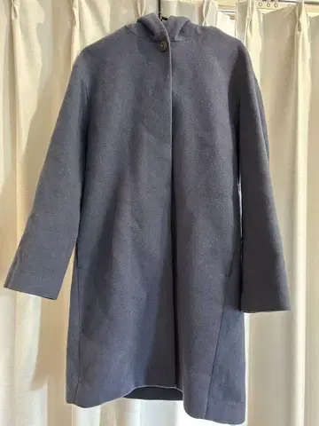네이비 유니클로 UNIQLO 여성용 롱 코트