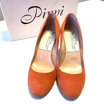 PIPPCHIC 스웨이드 펌프스 오렌지 35 1/2