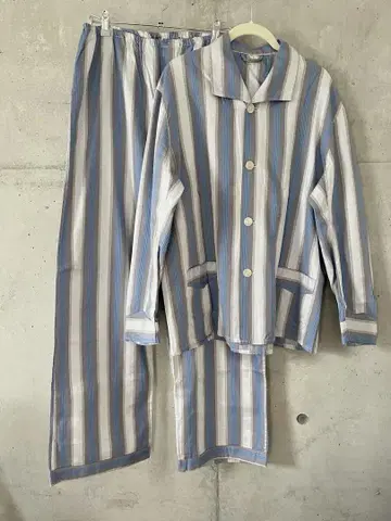유로 구제 의류 vintage 파자마 셋업 파자마 셔츠 파자마 팬츠