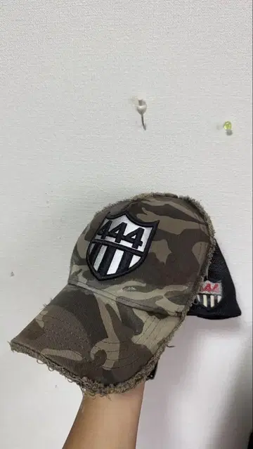 카모 패턴 444 엠블럼 야구 모자 코타케 요시노리