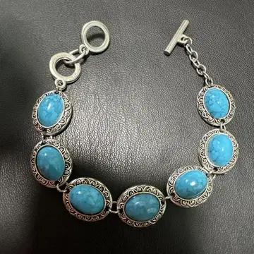빈티지 터콰이즈 컬러 팔찌