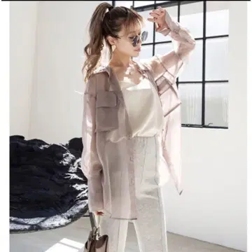Large 포켓 시어 셔츠