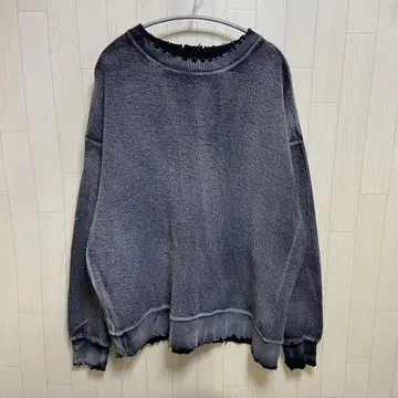 JEANASIS 핸드 블리치 크러쉬 풀오버