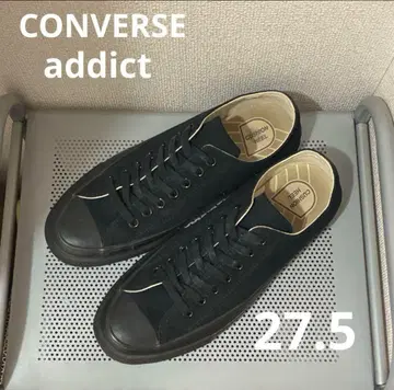 CONVERSE 에딕트 척테일러 OX 블랙 27.5 비브람