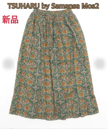 TSUHARU*LIBERTY African Marigold 패턴 스커트