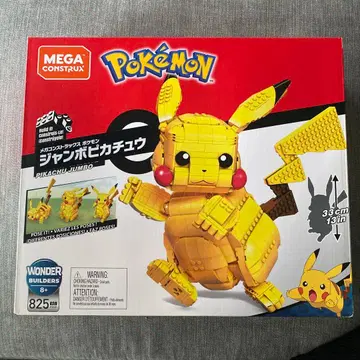 미사용 새상품 포켓몬 블록 메가 콘스트럭스 점보 피카츄