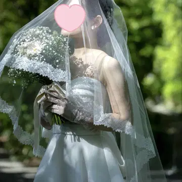 웨딩 베일 트리트 드레싱 아이보리 80 x 300cm