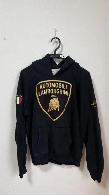 초레어 Lamborghini HYDROGEN 후드티 블랙
