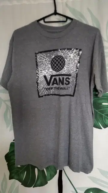VANS 그레이 T셔츠 M