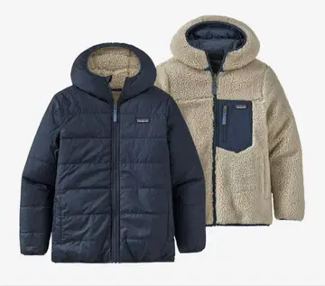 [ 미사용 ] patagonia 키즈 리버서블 레트로X 플리스 자켓
