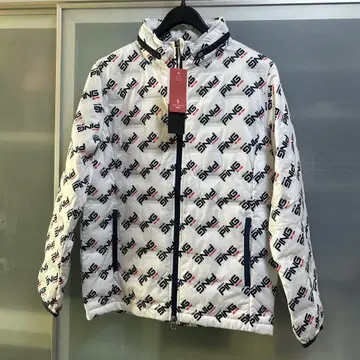 PING 로고 프린트 다운 자켓 정가 22000엔 (세금 포함)