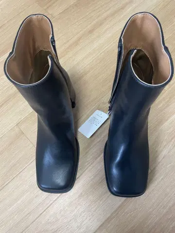 milaowen 스퀘어 부츠 블랙