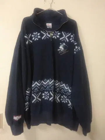 00s disney 미키마우스 플리스 자켓 snoopy