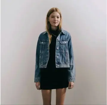 ZARA 데님 자켓 M 네이비 블루
