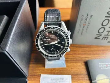 Swatch Mission to the Moon 손목시계 새상품급