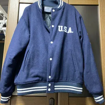 Champion 바시티 자켓 네이비 M