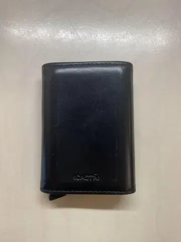 CACTA 블랙 3단 폴더형 지갑