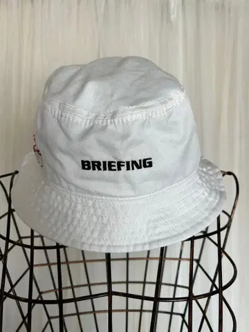 BRIEFING 버킷햇 화이트 남성용
