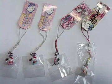 헬로키티 고토치 교토 한정판 기모노 스트랩 4개