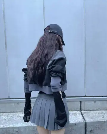 melt the lady back pleats skirt