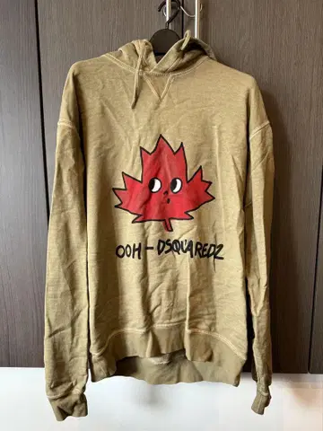 DSQUARED2 올리브 그린 후드티 L 디스퀘어드