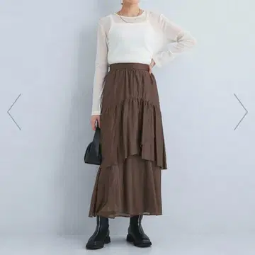 그린 레이블 릴랙싱 캐스케이드 스커트