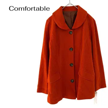 울 모 코트 아우터 체형 커버 택 포함 새상품