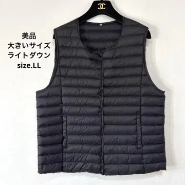 새상품급 빅 사이즈 라이트 다운 베스트