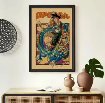 드래곤볼 손오공 캔버스 아트 포스터 사이즈 42 x 60cm A2