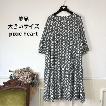 새상품급 빅 사이즈 pixie heart 클래시컬 원피스