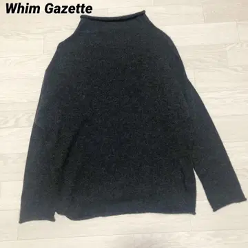 Whim Gazette 윔 가젯 보틀넥 캐시미어 스웨터 니트