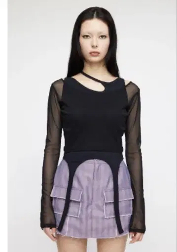 LAGUA GEM SHEER 2 PIECES 상의