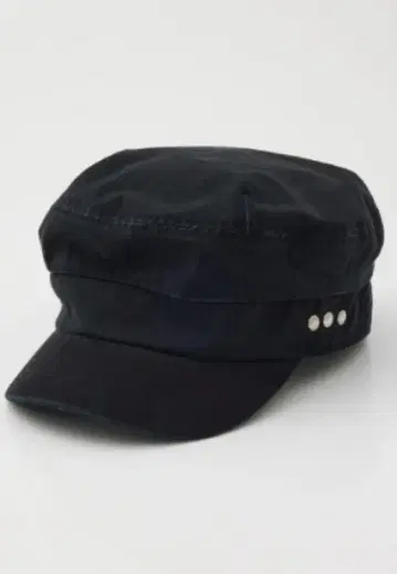 LAGUA GEM 코튼 헌팅 캡 블랙