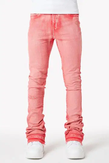 GUAPI Blood Red Basics Stacked Denim